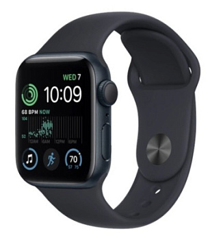 Apple Watch Series SE2  Midnight Case with Midnight Sport Band M/L 